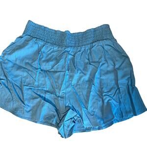 Wild Fable Women's Azure Blue Flirty Elastic Waist Shorts - Size XXL - NWT